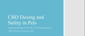 CBD Dosing and Safety in Pets