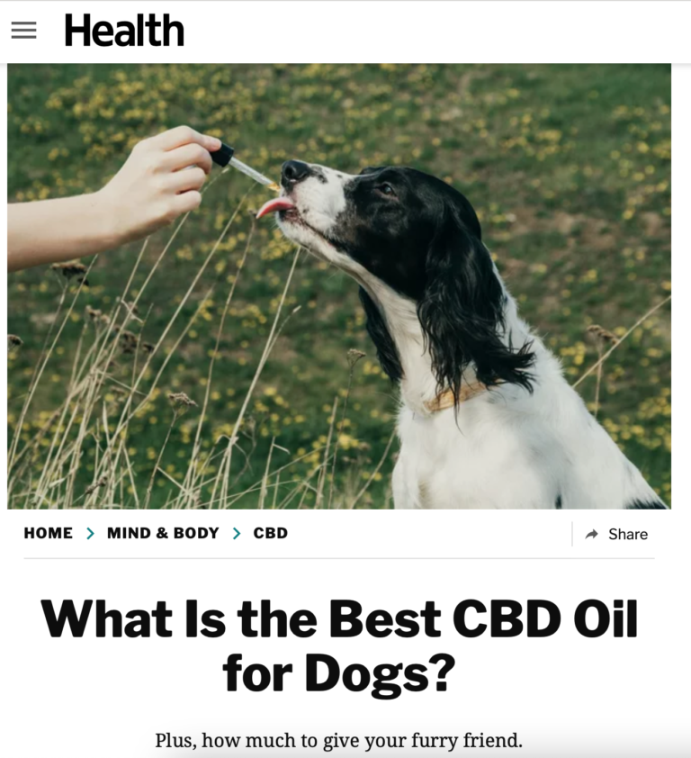 Health.com’s Best CBD Oil for Dogs!!
